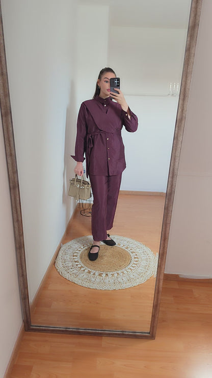 Ensemble bordeaux