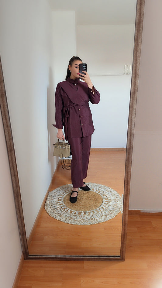 Ensemble bordeaux