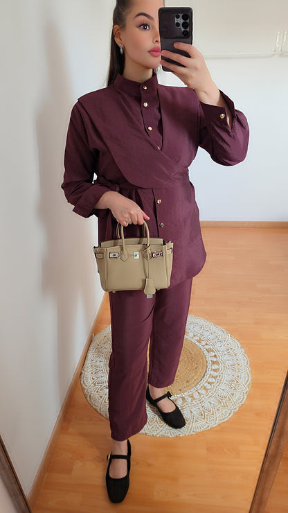 Ensemble bordeaux