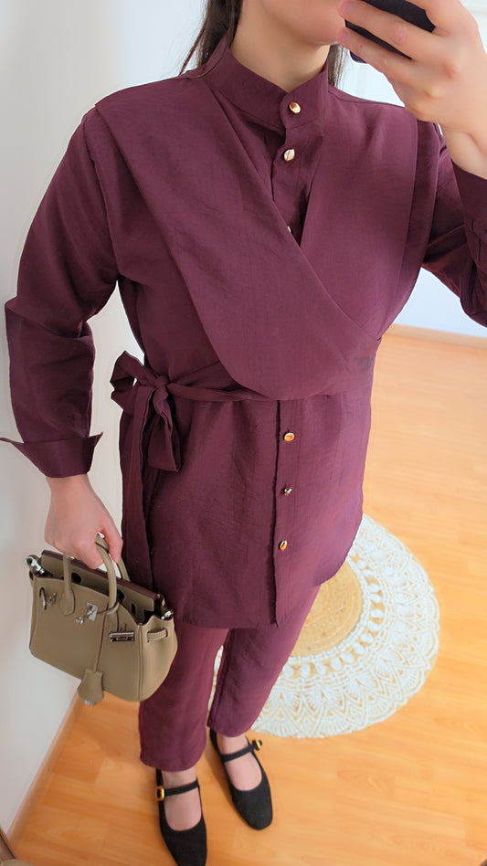 Ensemble bordeaux